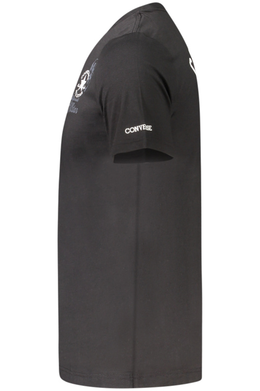 Koszulka dziecięca z krótkim rękawem Converse, czarna