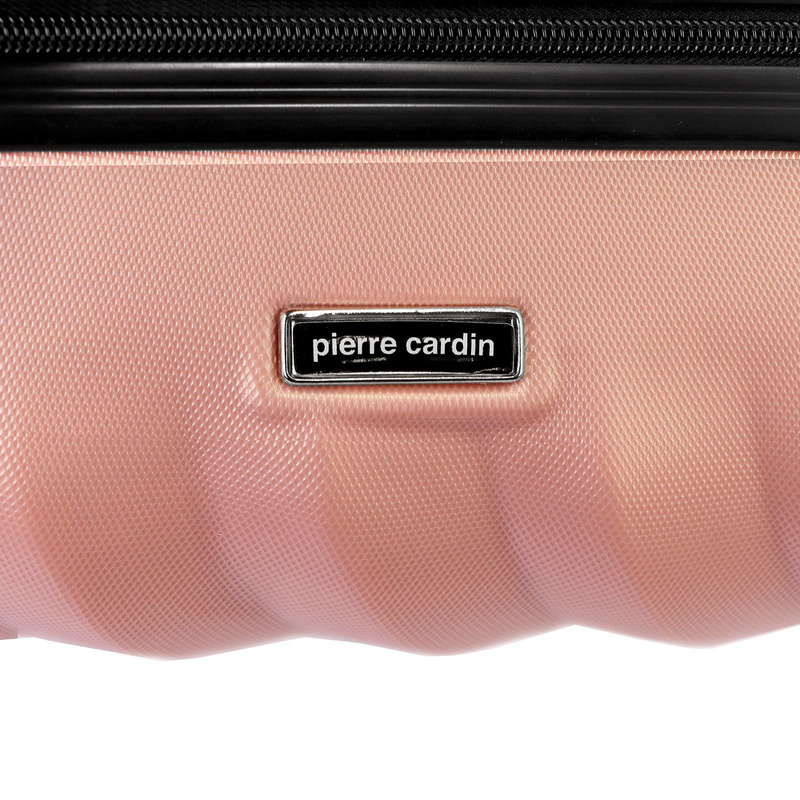 Mocna walizka damska z ABSu Pierre Cardin MED12 x3 Z