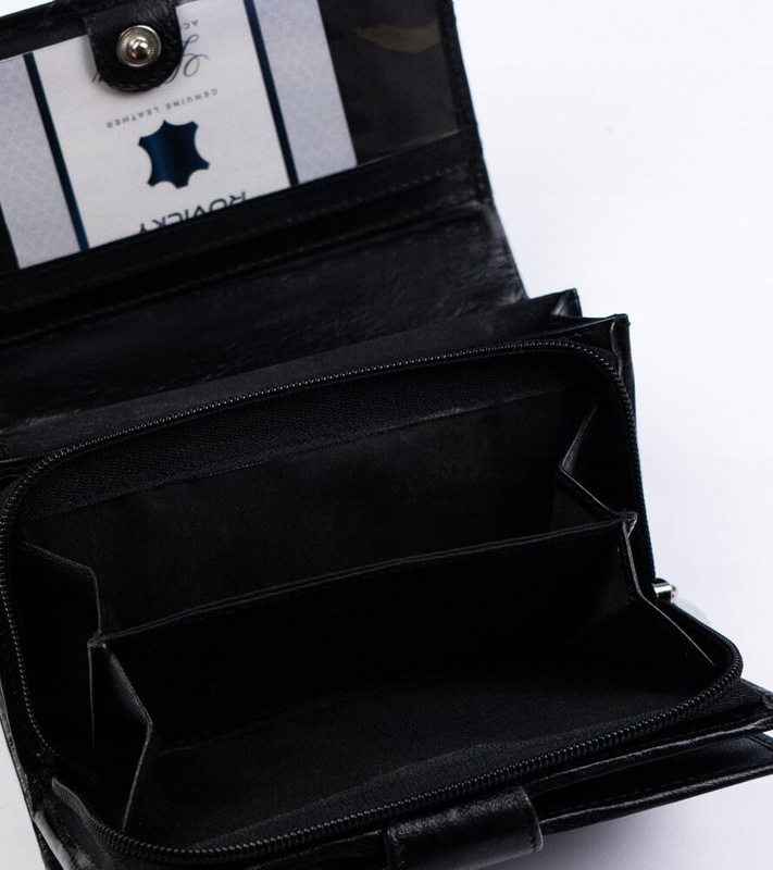 Skórzany damski portfel Rovicky R-RD-21-GCL-Q