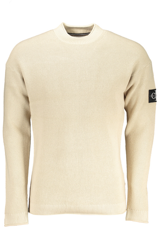 BEŻOWY SWETER MĘSKI CALVIN KLEIN