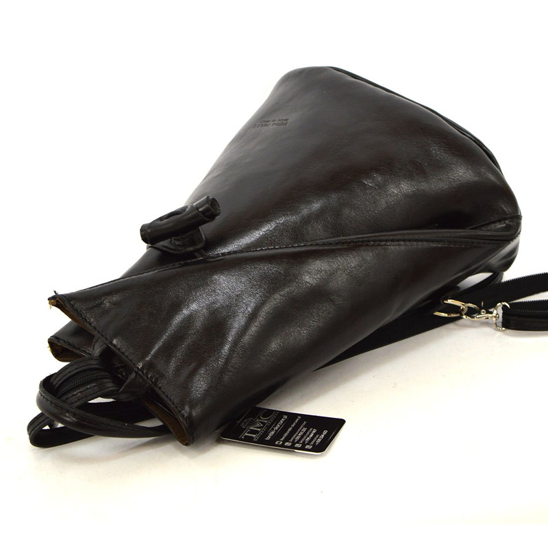 Designerski damski plecak skórzany na ramię