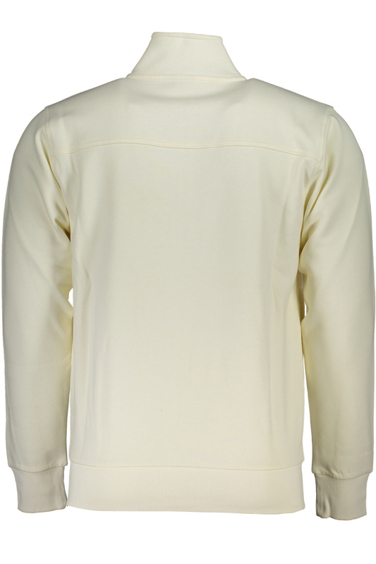 BIAŁA BLUZA MĘSKA Z ROZPINANYM NA ZAMEK BEZ SZYI US GRAND