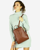 Plecak skórzany włoski MAZZINI - Capri camel