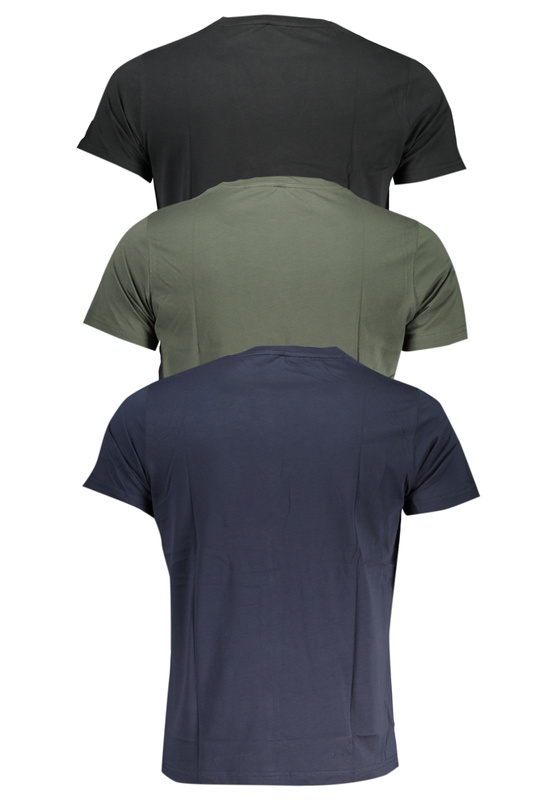 NIEBIESKI T-SHIRT MĘSKI K-WAY Z KRÓTKIM RĘKAWEM