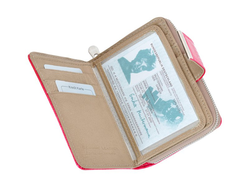 Jennifer Jones damska portmonetka skórzany portfel wzór skóra krokodyla