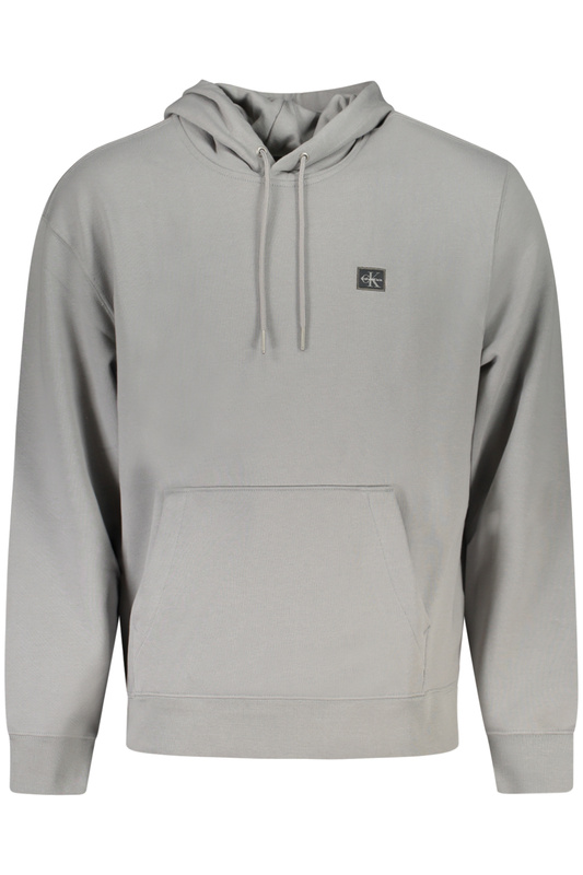 MĘSKA BLUZA Z ROZPINANYM NA ZAMEK CALVIN KLEIN W KOLORZE SZARYM