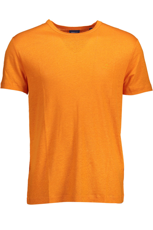 T-SHIRT MĘSKI Z KRÓTKIM RĘKAWEM GANT POMARAŃCZOWY