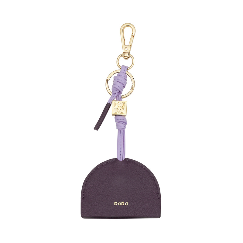 DuDu brelok do kluczy skóra naturalna zawieszka z karabińczykiem