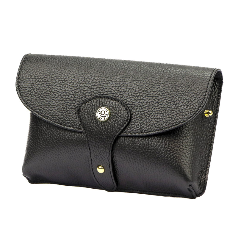 Mała Skórzana zgrabna damska listonoszka Gregorio