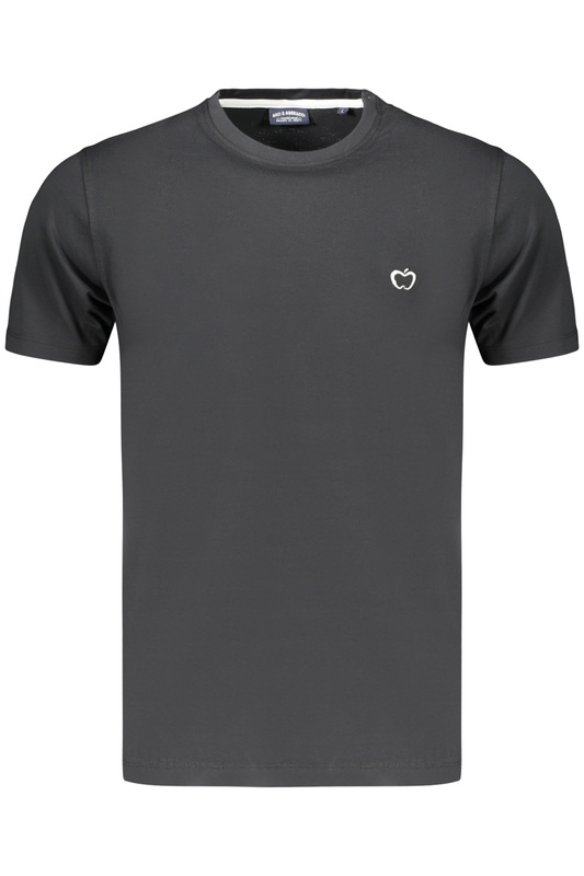 Czarny T-shirt męski Baci & Abbracci BAM3381