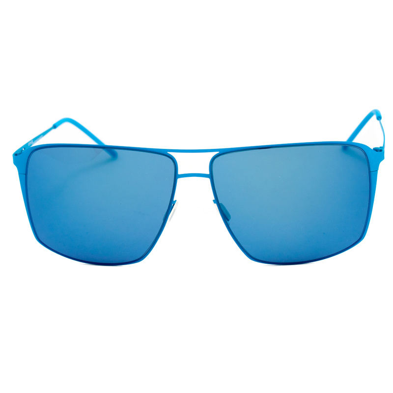 Okulary ITALIA INDEPENDENT 0210-027-000. Okulary przeciwsłoneczne, Kolor niebieski. Mężczyzna.