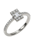 Damski pierścionek Pandora 197541CZ srebrno-przezroczysty