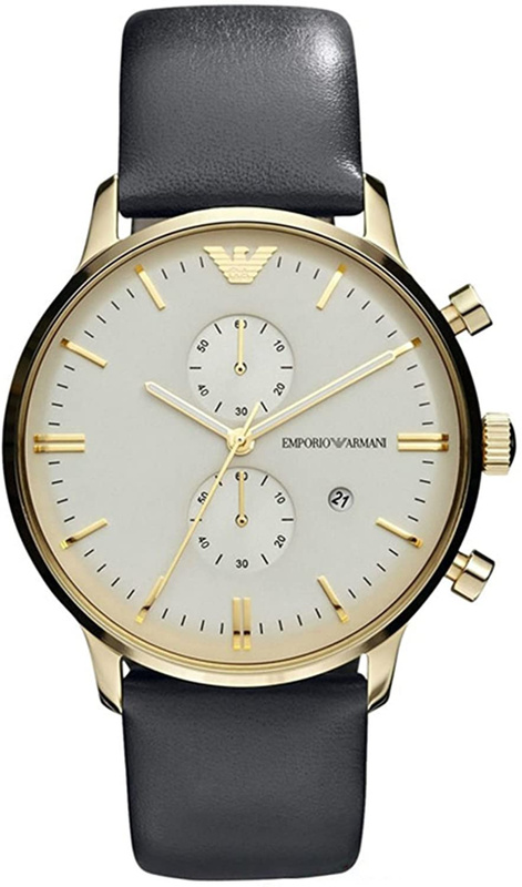 Zegarek ARMANI AR0386. Kwarcowy, Kolor złoty. Mężczyzna.