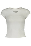 CALVIN KLEIN T-SHIRT Z KRÓTKIM RĘKAWEM DAMSKI BIAŁY