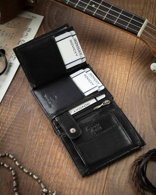 4U Cavaldi portfel męski rozbudowany skóra naturalna pionowy pojemny