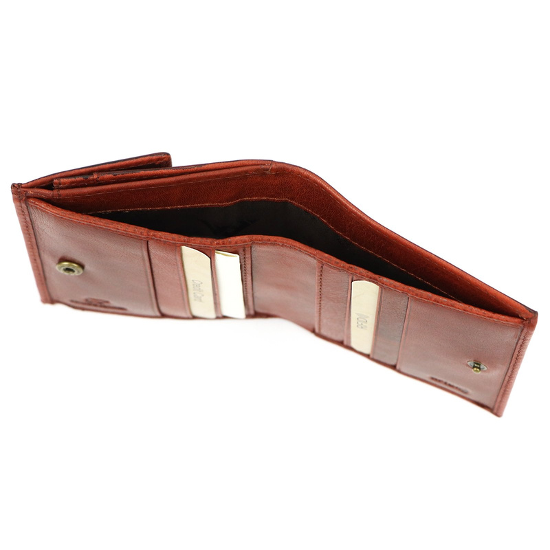 EL FORREST damska portmonetka skóra naturalna mały portfel system RFID