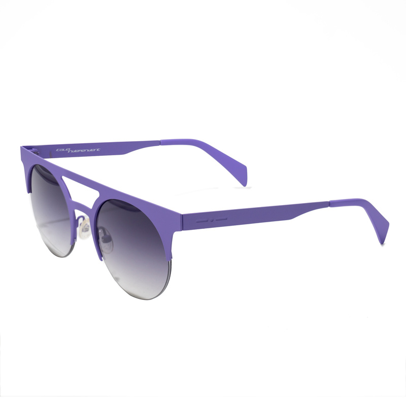Okulary ITALIA INDEPENDENT 0026-055-000. Okulary przeciwsłoneczne, Kolor czerwony. Unisex.