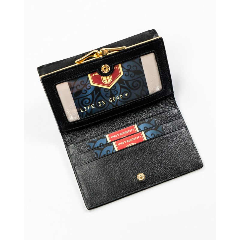 Skórzany damski portfel Peterson PTN PS108-MLF