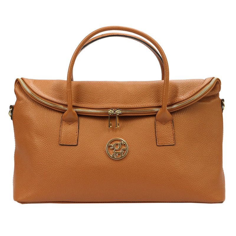 Gregorio Duża torebka damska do ręki elegancka ze skóry naturalnej