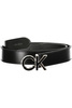SKÓRZANY PASEK CALVIN KLEIN DAMSKI CZARNY
