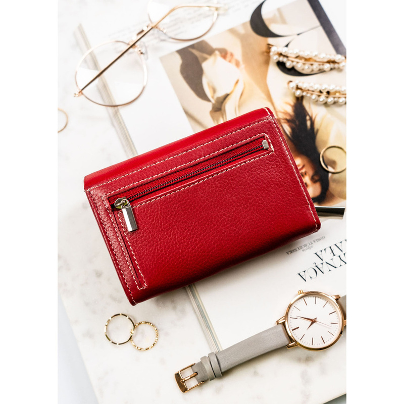 Zgrabna damska portmonetka skórzana z RFID Rovicky