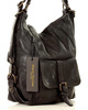 Torba skórzana dla wymagających z opcją plecak old school leather bag - MARCO MAZZINI czarny