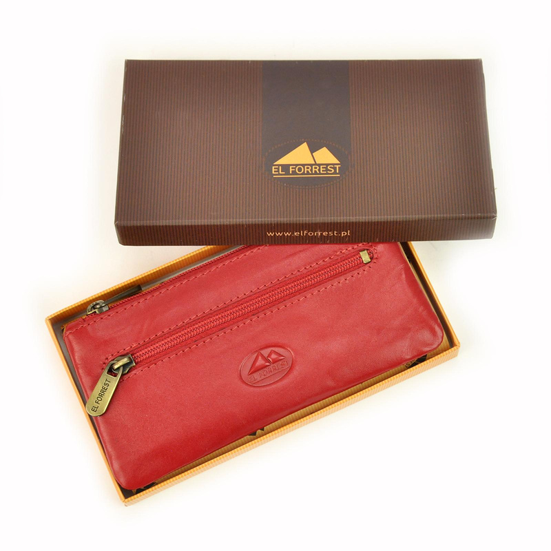 Etui Skórzane na Klucze Stylowe Zgrabne Skóra Naturalna EL FORREST
