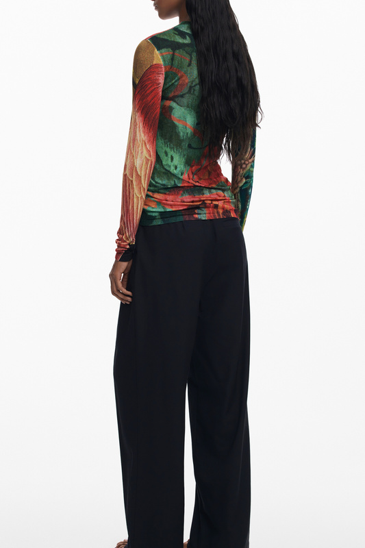 ZIELONY SWETER DAMSKI DESIGUAL