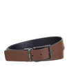 DUDU męski pasek do spodni skóra naturalna dwustronny klasyczna klamra