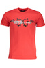 T-SHIRT MĘSKI Z KRÓTKIM RĘKAWEM KLASY CAVALLI CZERWONY