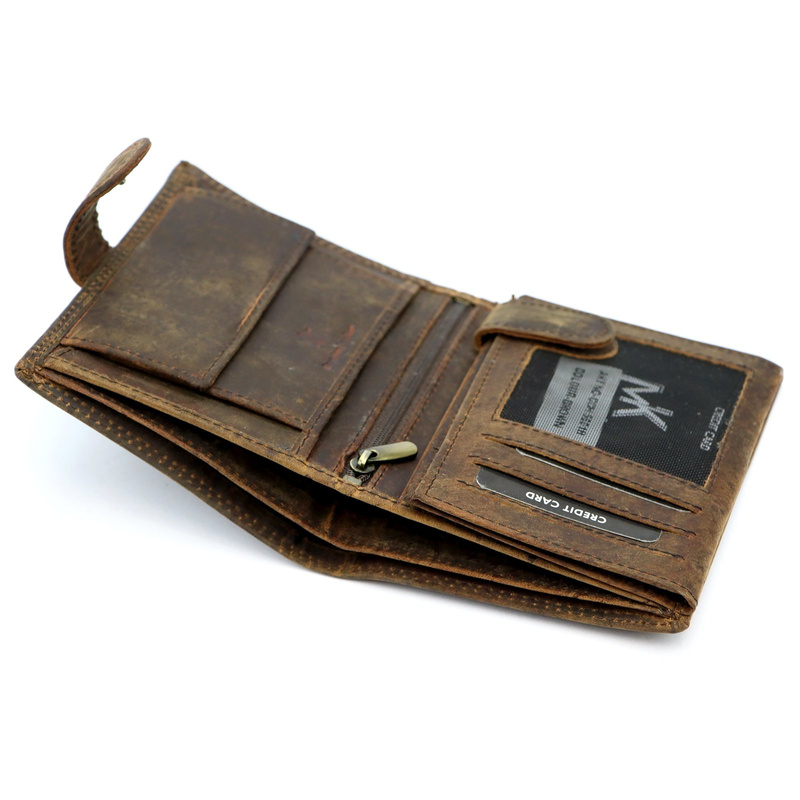 Skórzany męski portfel Money Kepper CCH 5601B