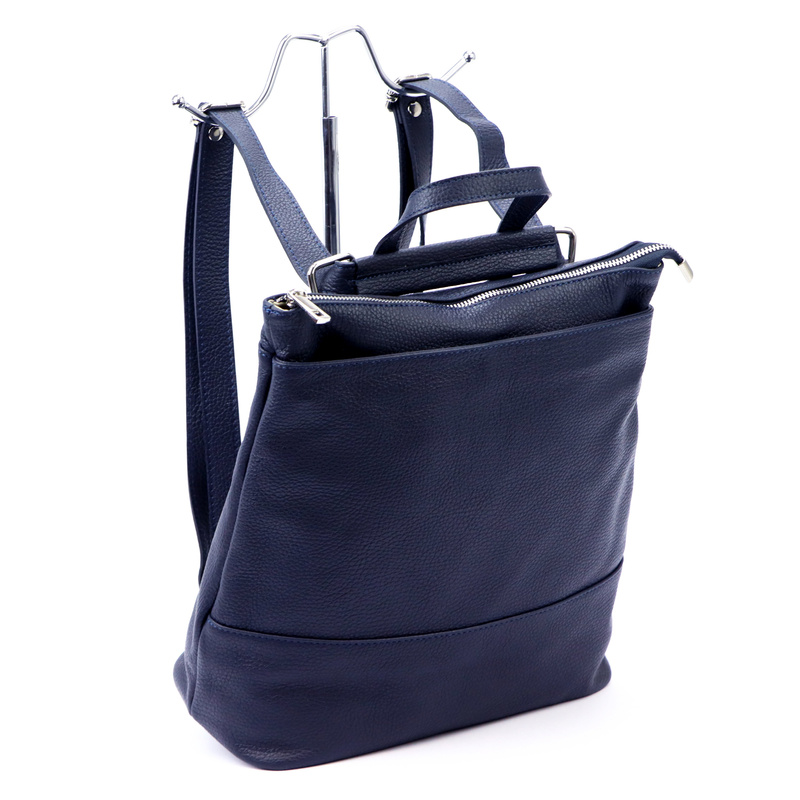 Luka damski plecak-torebka skóra naturalna plecak z kieszeniami miejski