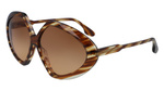 Okulary VICTORIA BECKHAM VB614S-211. Okulary przeciwsłoneczne, Kolor brązowy havana. Kobieta.