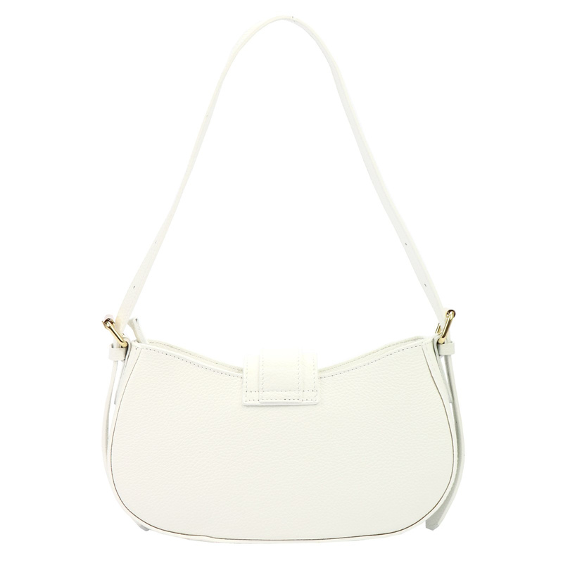 Vera Pelle damska listonoszka z kieszenią torebka na ramię skóra naturalna