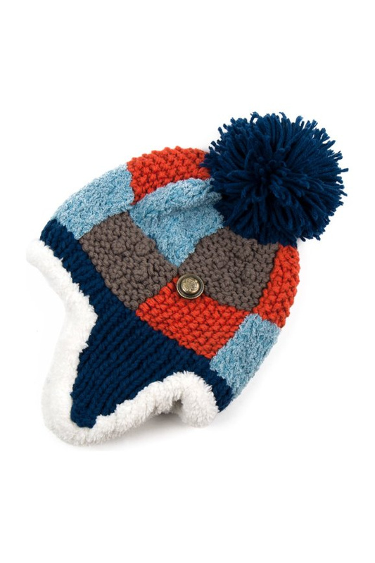 Uszanka Mięciutka Szachownica