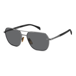 Okulary DAVID BECKHAM DB1128GSV81. Okulary przeciwsłoneczne, Kolor szary. Mężczyzna.