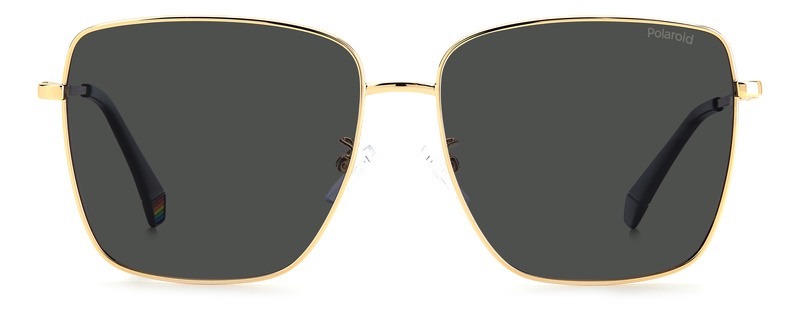 Okulary POLAROID PLD6164GSRHLM. Okulary przeciwsłoneczne, Kolor czarny złoty. Kobieta.