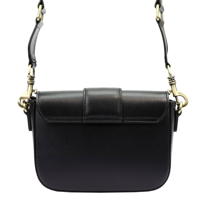 Luka damska listonoszka skóra naturalna torebka przez ramię z klapą