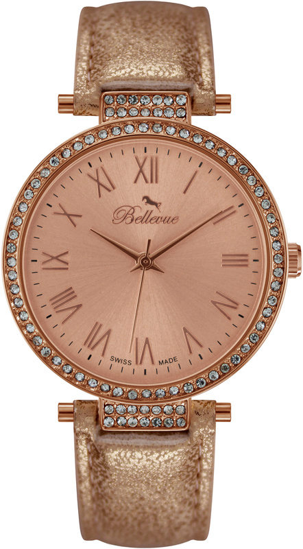 Zegarek BELLEVUE B39. Kwarcowy, Kolor ROSE. Kobieta.