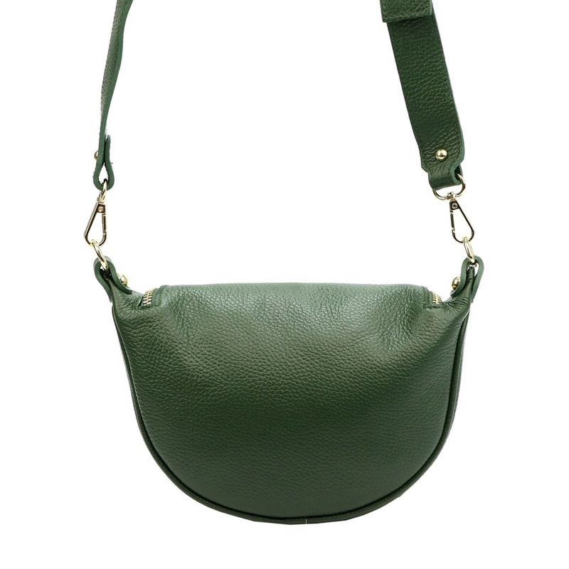 Skórzana stylowa damska listonoszka przez ramię