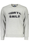 NORTH SAILS MĘSKA BLUZA Z ROZPINANYM TYŁEM SZARA