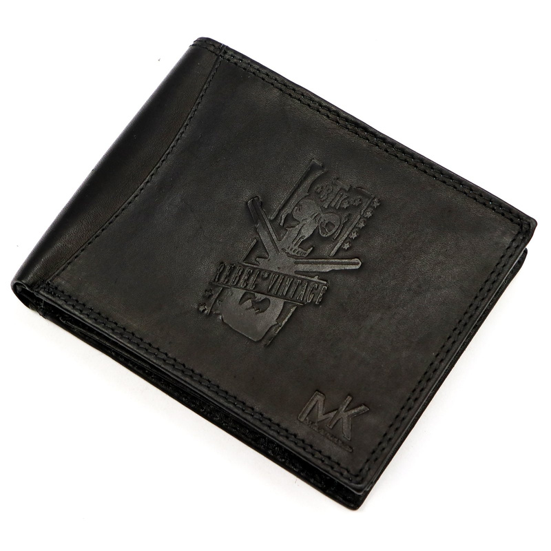 Skórzany męski portfel Money Kepper CDD 5600 REBEL VINTAGE
