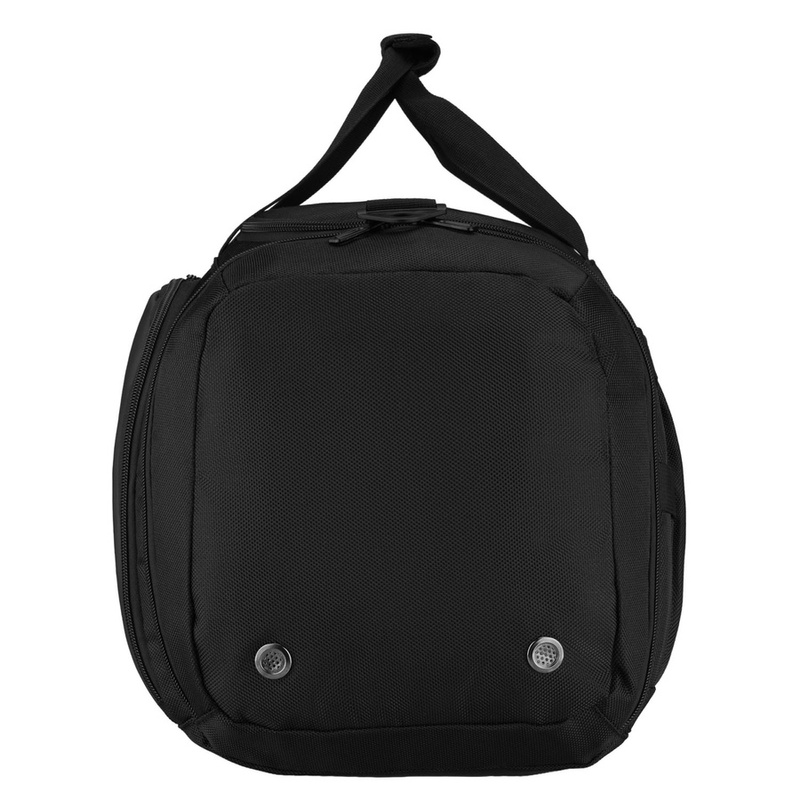 Sportowa torba treningowa z poliestru w czarnym kolorze - Peterson