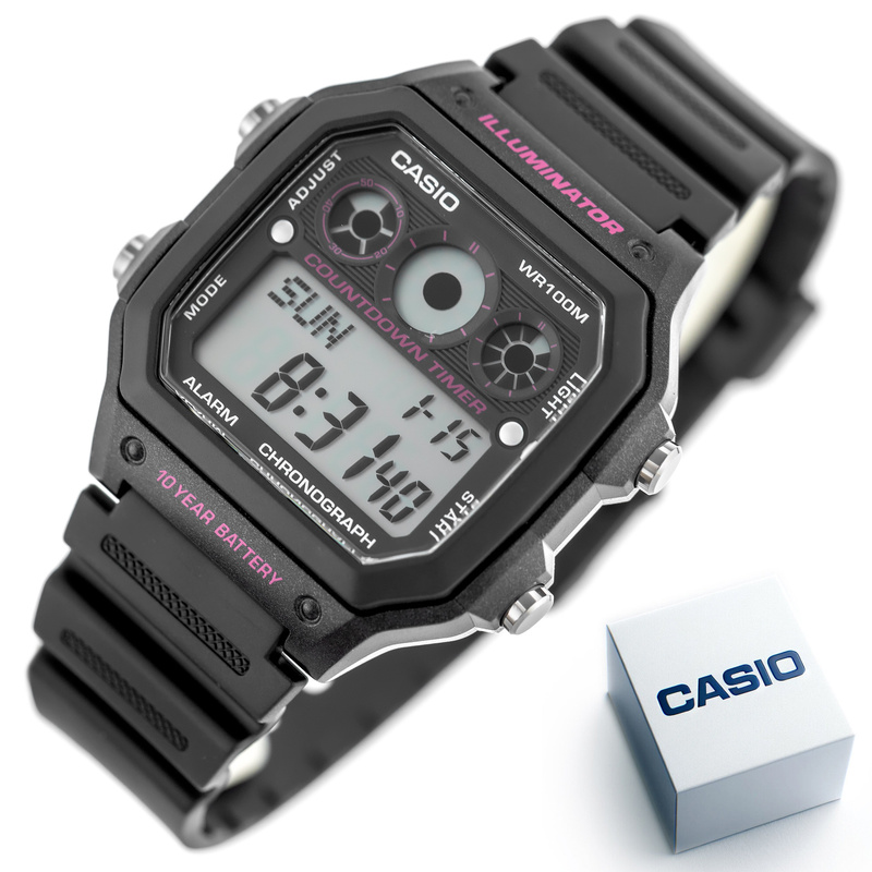 ZEGAREK MĘSKI CASIO AE-1300WH-1A2VEF  (zd146f) + BOX