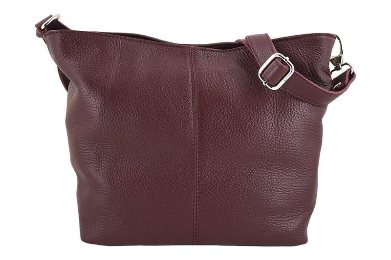 Listonoszka damska skórzana - Barberini's - Czarna