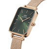 ZEGAREK DAMSKI DANIEL WELLINGTON Quadro Pressed Melrose Emerald 20mm DW00100445+ BOX (zw505n)