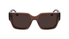 Okulary KARL LAGERFELD KL6142S-246. Okulary przeciwsłoneczne, Kolor brązowy. Unisex.