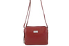 Torebka skórzana damska włoska - Czerwona