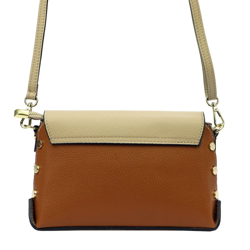 Luka damska listonoszka torebka przez ramię skóra naturalna stylowa