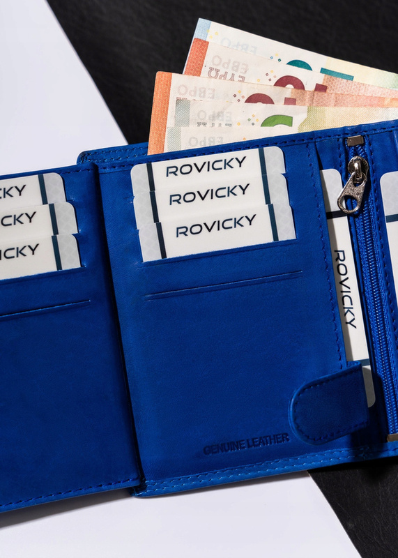 Skórzany męski portfel Wild N4-CHM-NL RFID